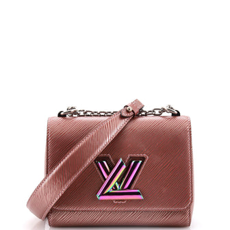 Louis Vuitton Twist Handbag Epi Leather with Iridescent Hardware PM