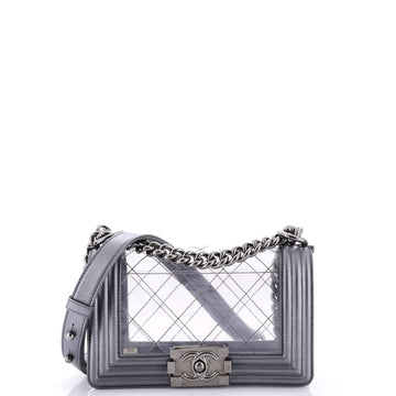 Chanel Boy Flap Bag Quilted PVC and Calfskin Small