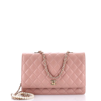 Chanel Fantasy Pearls Flap Bag Quilted Lambskin Large