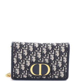 Christian Dior 30 Montaigne 2-in-1 Pouch Oblique Canvas
