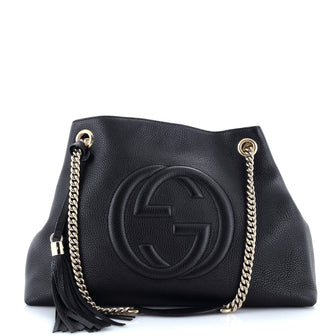 Gucci Soho Chain Strap Shoulder Bag Leather Medium