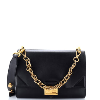 Fendi Kan U Shoulder Bag Leather Medium