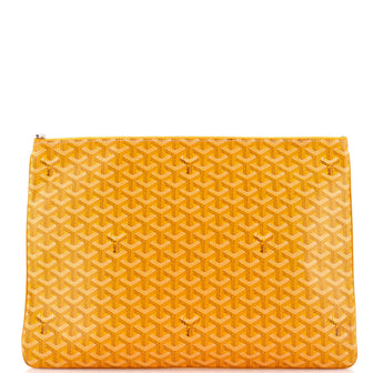 Goyard Senat Zip Pouch Coated Canvas GM