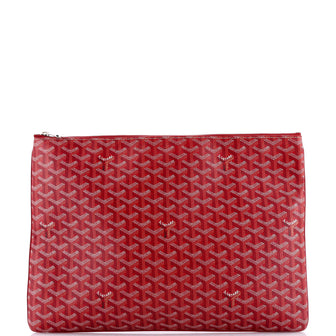 Goyard Senat Zip Pouch Coated Canvas GM