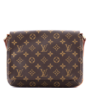 Louis Vuitton Musette Tango Handbag Monogram Canvas