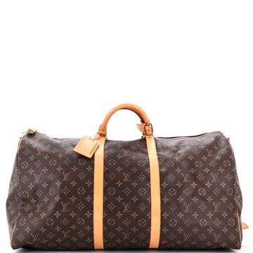 Louis Vuitton Keepall Bandouliere Bag Monogram Canvas 60
