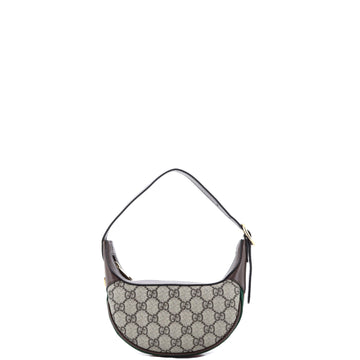 Gucci Ophidia Zip Hobo GG Coated Canvas with Leather Mini