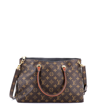 Louis Vuitton Pallas Tote Monogram Canvas with Leather
