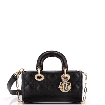 Christian Dior Lady D-Joy Bag Cannage Quilt Lambskin Small