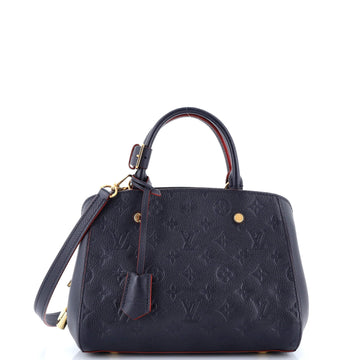 Louis Vuitton Montaigne Handbag Monogram Empreinte Leather BB