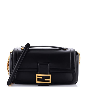 Fendi Baguette Chain Bag Leather Medium