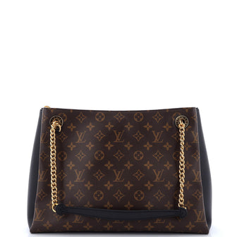 Louis Vuitton Surene Handbag Monogram Canvas with Leather MM