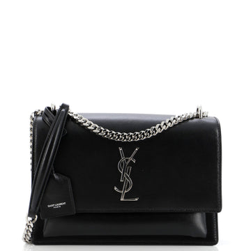 Saint Laurent Sunset Crossbody Bag Leather Medium