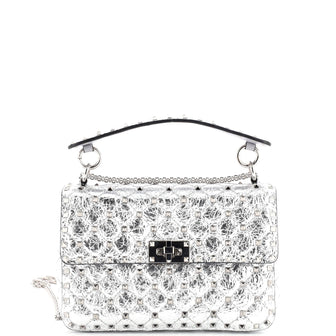 Valentino Garavani Rockstud Spike.Up Flap Bag Quilted Leather Medium