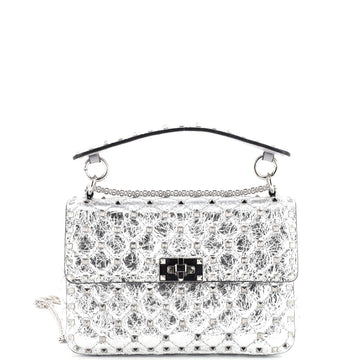 Valentino Garavani Rockstud Spike.Up Flap Bag Quilted Leather Medium