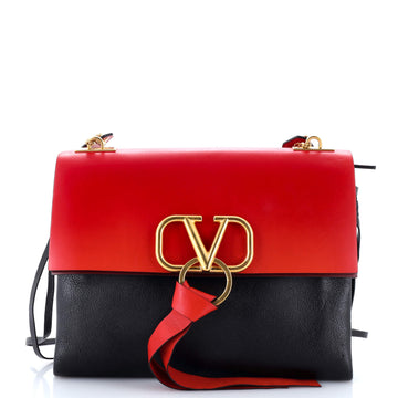 Valentino Garavani VRing Shoulder Bag Leather Medium
