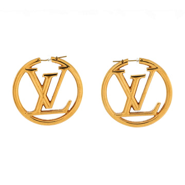 Louis Vuitton Louise Hoop Earrings Metal GM