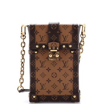 Louis Vuitton Vertical Trunk Pochette Reverse Monogram Canvas
