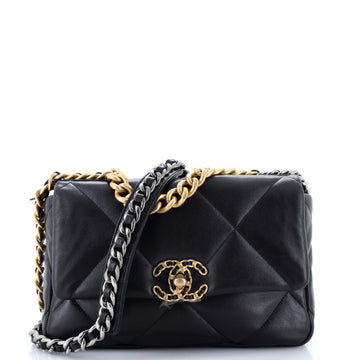 Chanel 19 Flap Bag Quilted Leather Medium