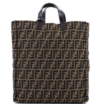 Fendi Special Shopping Tote Zucca Canvas Large