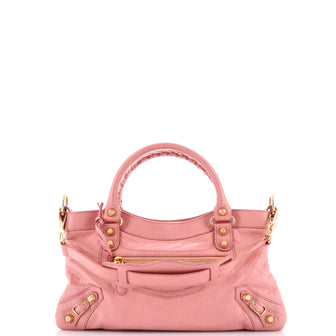 Balenciaga First Giant Studs Bag Leather