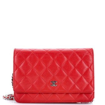 Chanel Wallet on Chain Quilted Caviar