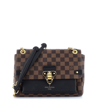 Louis Vuitton Vavin Handbag Damier with Leather PM