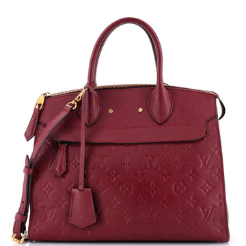 Louis Vuitton Pont Neuf Handbag Monogram Empreinte Leather GM