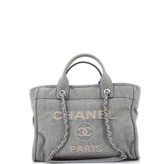 Chanel Deauville NM Tote Denim Small