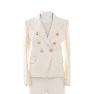 Balmain Women's Double Breasted Blazer Viscose