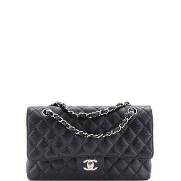 Chanel Classic Double Flap Bag Quilted Caviar Medium