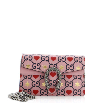 Gucci Dionysus Bag Limited Edition Valentines GG Printed Leather Super Mini