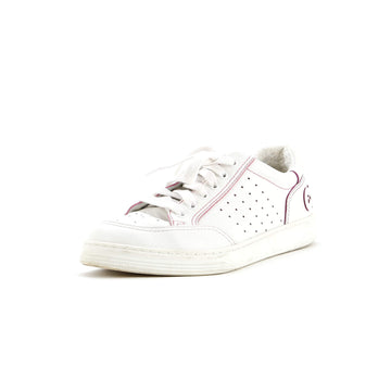 Chanel Women's Logo Low-Top Sneakers Leather