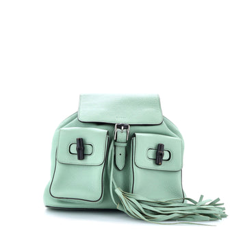 Gucci Bamboo Tassel Backpack Leather Medium
