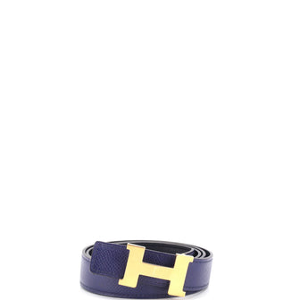 Hermes Constance Reversible Belt Leather Thin
