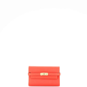 Hermes Kelly Trifold Wallet Epsom Medium