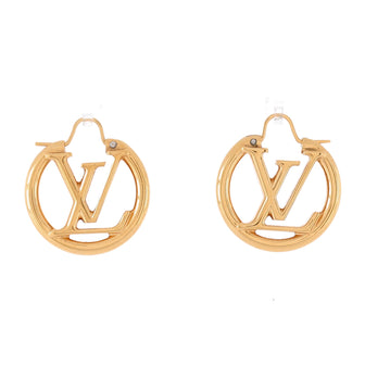 Louis Vuitton Louise Hoop Earrings Metal PM