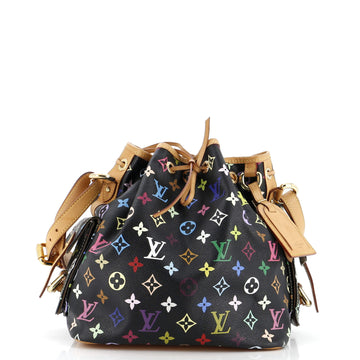 Louis Vuitton Petit Noe Handbag Monogram Multicolor