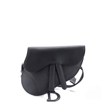 Christian Dior Ultra Matte Saddle Belt Bag Leather