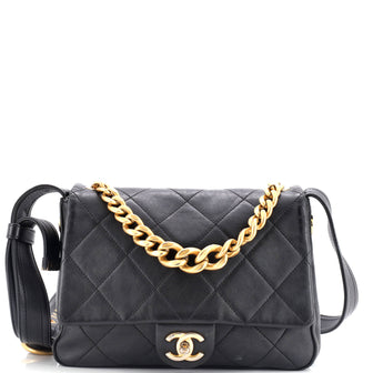 Chanel Easy Mood Flap Bag Quilted Calfskin Medium