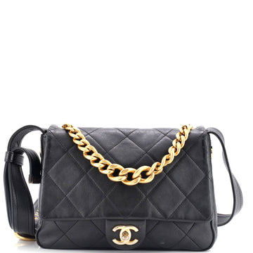 Chanel Easy Mood Flap Bag Quilted Calfskin Medium