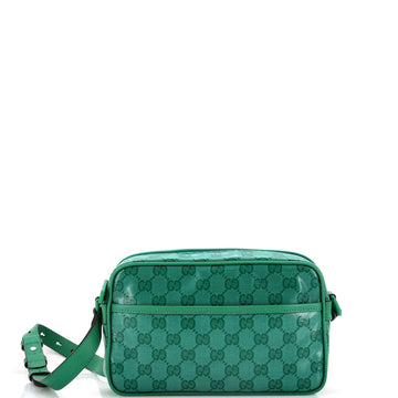 Gucci Front Pocket Camera Bag GG Crystal Coated Canvas Mini