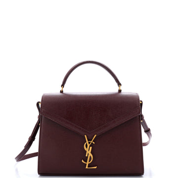 Saint Laurent Cassandra Top Handle Bag Leather Medium