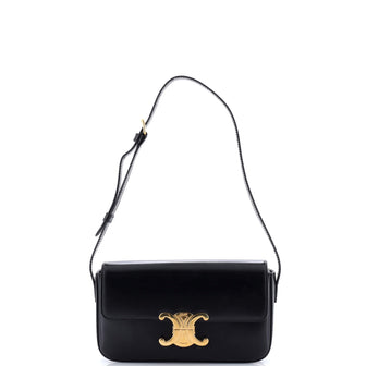 Celine Triomphe East-West Shoulder Bag Smooth Calfskin