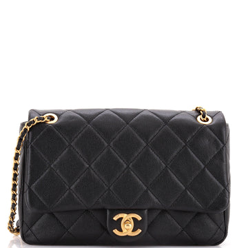 Chanel CC Multi Chain Flap Bag Quilted Caviar Medium