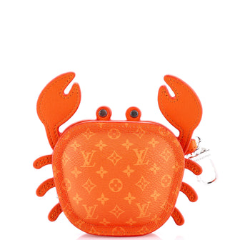 Louis Vuitton Crab Bag Charm and Key Holder Leather