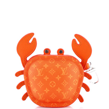Louis Vuitton Crab Bag Charm and Key Holder Leather