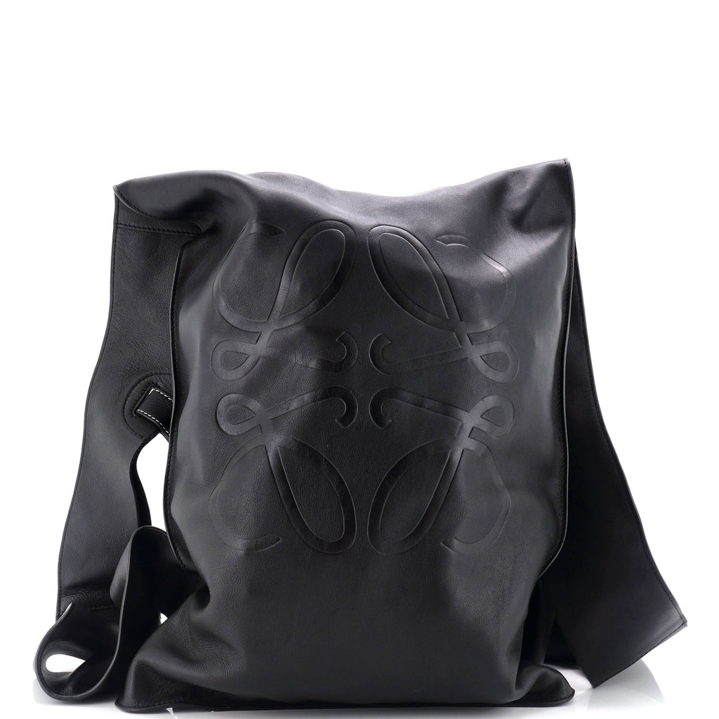 Loewe Anagram Shopper Backpack Leather 318098 display picture 1