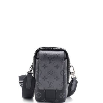 Louis Vuitton Double Phone Pouch NM Reverse Monogram Eclipse Canvas