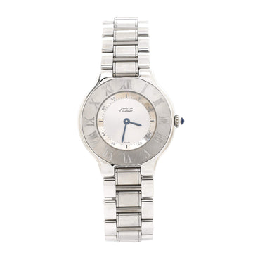Cartier Must de Cartier 21 Quartz Watch Stainless Steel 31